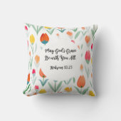 Hebrews 13:25 Throw Pillow クッション (正面)