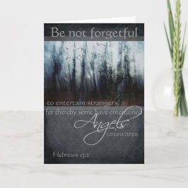 Hebrews 13:2 Angel Quote カード