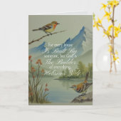 Hebrews 3:4 God the Builder Scripture | Christian  カード (黄色い花)