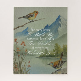 Hebrews 3:4 God the Builder Scripture | Christian  ジグソーパズル