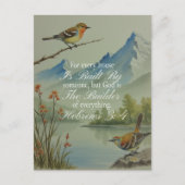 Hebrews 3:4 God the Builder Scripture | Christian  ポストカード (正面)