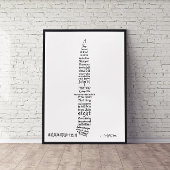 Hebrews 4 12 13聖書の聖句の書 ポスター