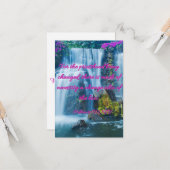 Hebrews 7:12 KJVバイブル聖句Pic Flat Greeting カード (正面/裏面インサイチュ)