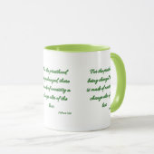 Hebrews 7:12 KJVバイブル聖句Two-Tone Mug マグカップ (正面右)