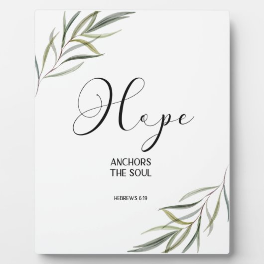 Hebrews Bible verse inspirational scripture plaque フォトプラーク (正面)