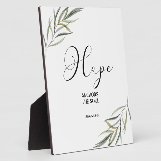 Hebrews Bible verse inspirational scripture plaque フォトプラーク (側面)