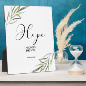 Hebrews Bible verse inspirational scripture plaque フォトプラーク (側面)