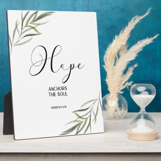 Hebrews Bible verse inspirational scripture plaque フォトプラーク (側面)