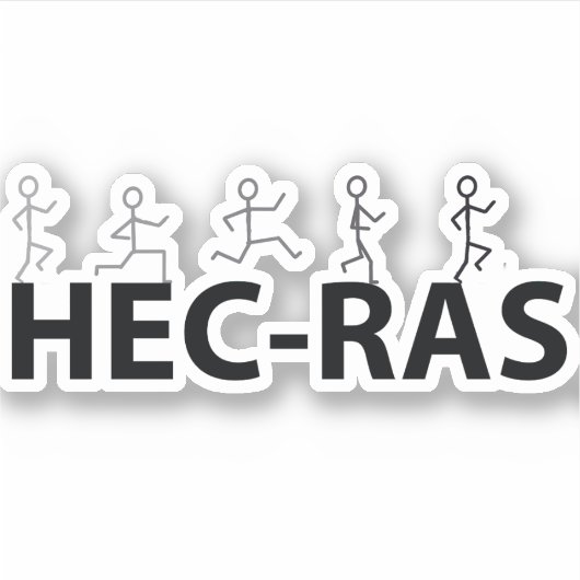 HEC-RASシール シール (正面)