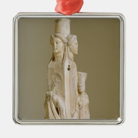 HecateのTriformハーム島、大理石の彫刻、アチックのpe メタルオーナメント (正面)