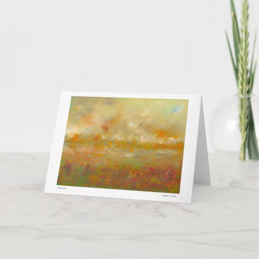 Hecatomb抽象芸術横絵画景 カード (正面)