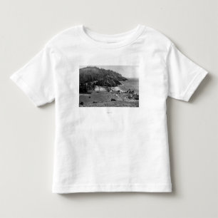 Hecetaの頭部のオレゴンの海岸のハイウェー トドラーTシャツ