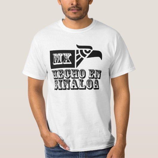 Hecho Enシナロア州 Tシャツ (正面)