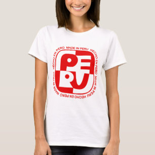 (Hecho enペルー)ロゴ Tシャツ