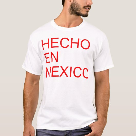 HECHO ENメキシコ Tシャツ (正面)