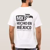 Hecho enメキシコ tシャツ (裏面)