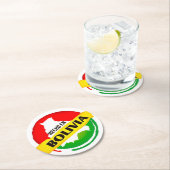 Hecho en Bolivia ラウンドペーパーコースター (インサイチュ)