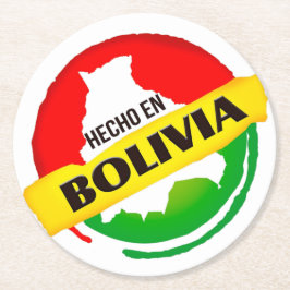 Hecho en Bolivia ラウンドペーパーコースター