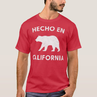 Hecho en California Bearメキシコ系アメリカ人ギア Tシャツ