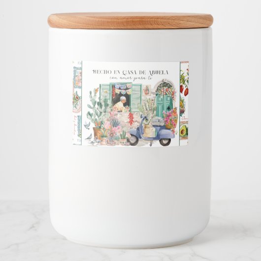 Hecho en Casa de Abuela Kitchen Label フードラベル (正面)