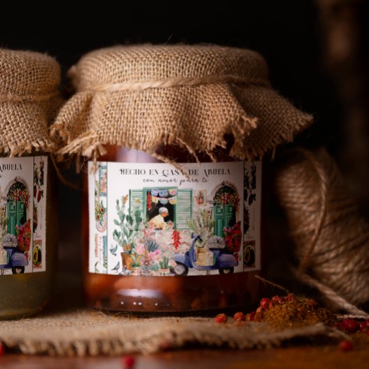 Hecho en Casa de Abuela Kitchen Label フードラベル