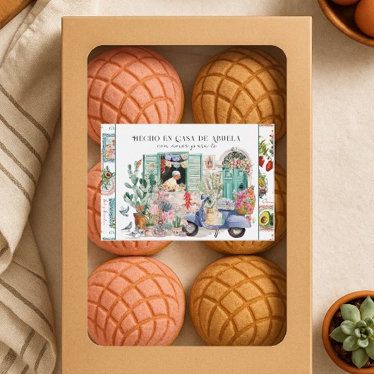 Hecho en Casa de Abuela Kitchen Label フードラベル