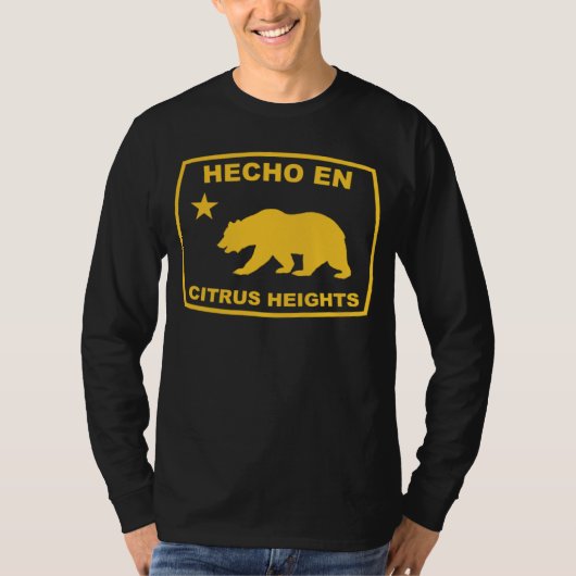 Hecho en Citrus Heights California Republic Pacifi Tシャツ (正面)