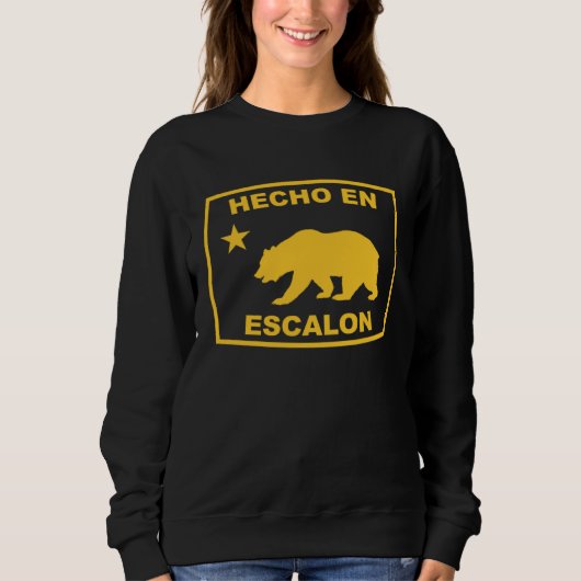 Hecho en Escalon California Republic Pacific Coast スウェットシャツ (正面)
