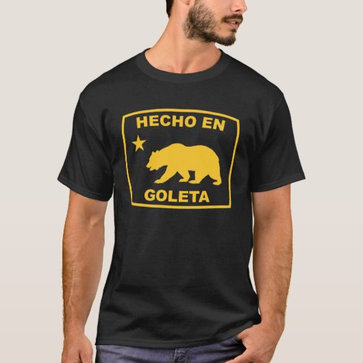 Hecho en Goleta California Republic Pacific Coast Tシャツ (正面)