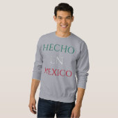 Hecho en Mexicoデザイン – 本格的メキシコプライド スウェットシャツ (正面フル)