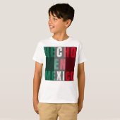 Hecho en Mexicoデザイン – 本格的メキシコプライド Tシャツ (正面フル)