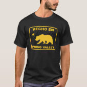 Hecho en Spring Valley California Republic Pacific Tシャツ (正面)