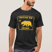 Hecho en Ukiah California Republic Pacific Coast Tシャツ (正面)