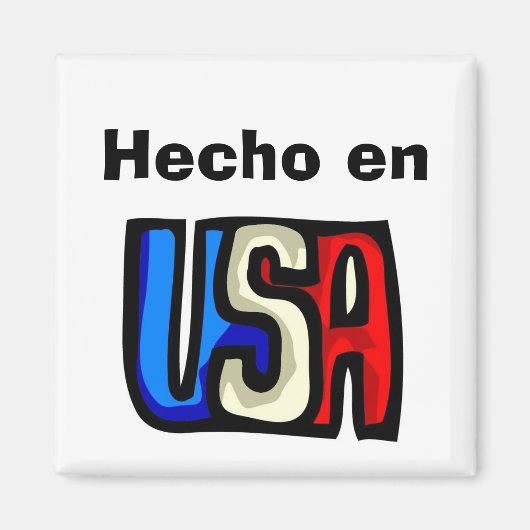 Hecho en USAマグネット マグネット (正面)