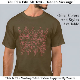 Heck Hidden Message 142PBモダントレンディー Tシャツ
