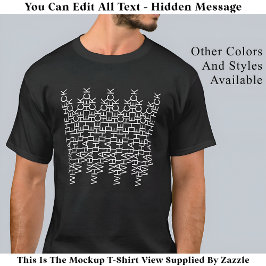 Heck Hidden Message 142WBモダントレンディー Tシャツ