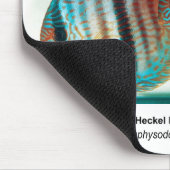 Heckel Blue Discusのマウスパッド マウスパッド (コーナー)