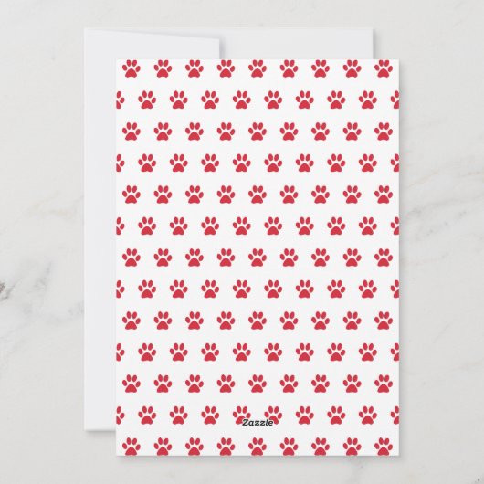 Heckin'good yearかわいい犬の写真 シーズンカード (裏面)