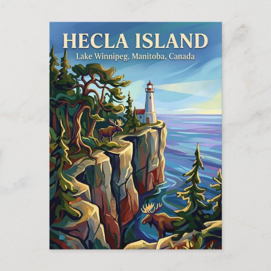 Hecla Island Canada ポストカード (正面)