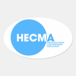 HECMAロゴシール 楕円形シール