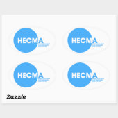 HECMAロゴシール 楕円形シール (シート)