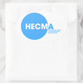 HECMAロゴシール 楕円形シール (バッグ)