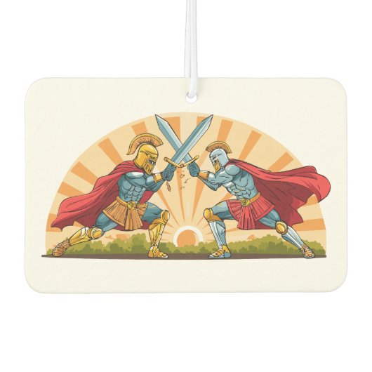 Hector and Achilles カーエアーフレッシュナー (正面)