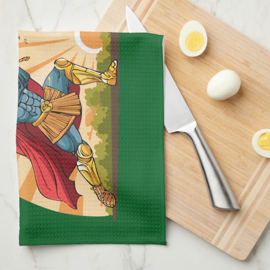 Hector and Achilles キッチンタオル (四つ折り)