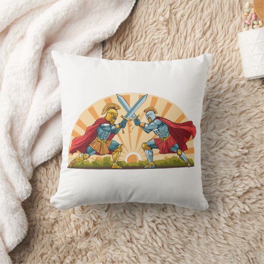 Hector and Achilles クッション (ブランケット)