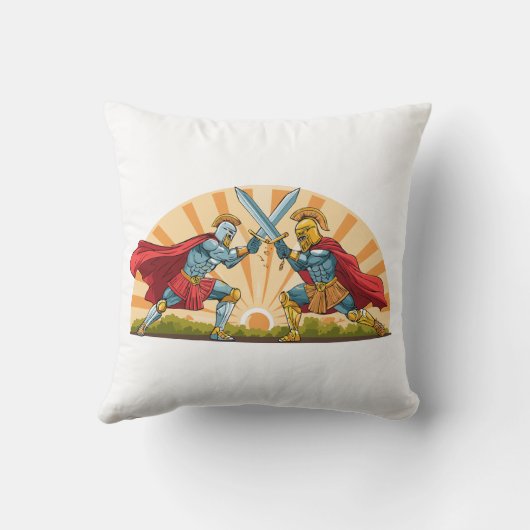 Hector and Achilles クッション (裏面)