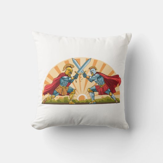 Hector and Achilles クッション (正面)