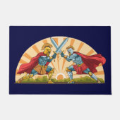 Hector and Achilles ドアマット (正面)