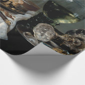 Heda著ブラックベリーパイが付いている朝の食卓 ラッピングペーパー (角)