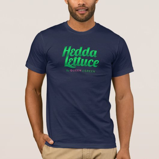 HeddaのレタスのTシャツ(ロゴの垂直) Tシャツ (正面)